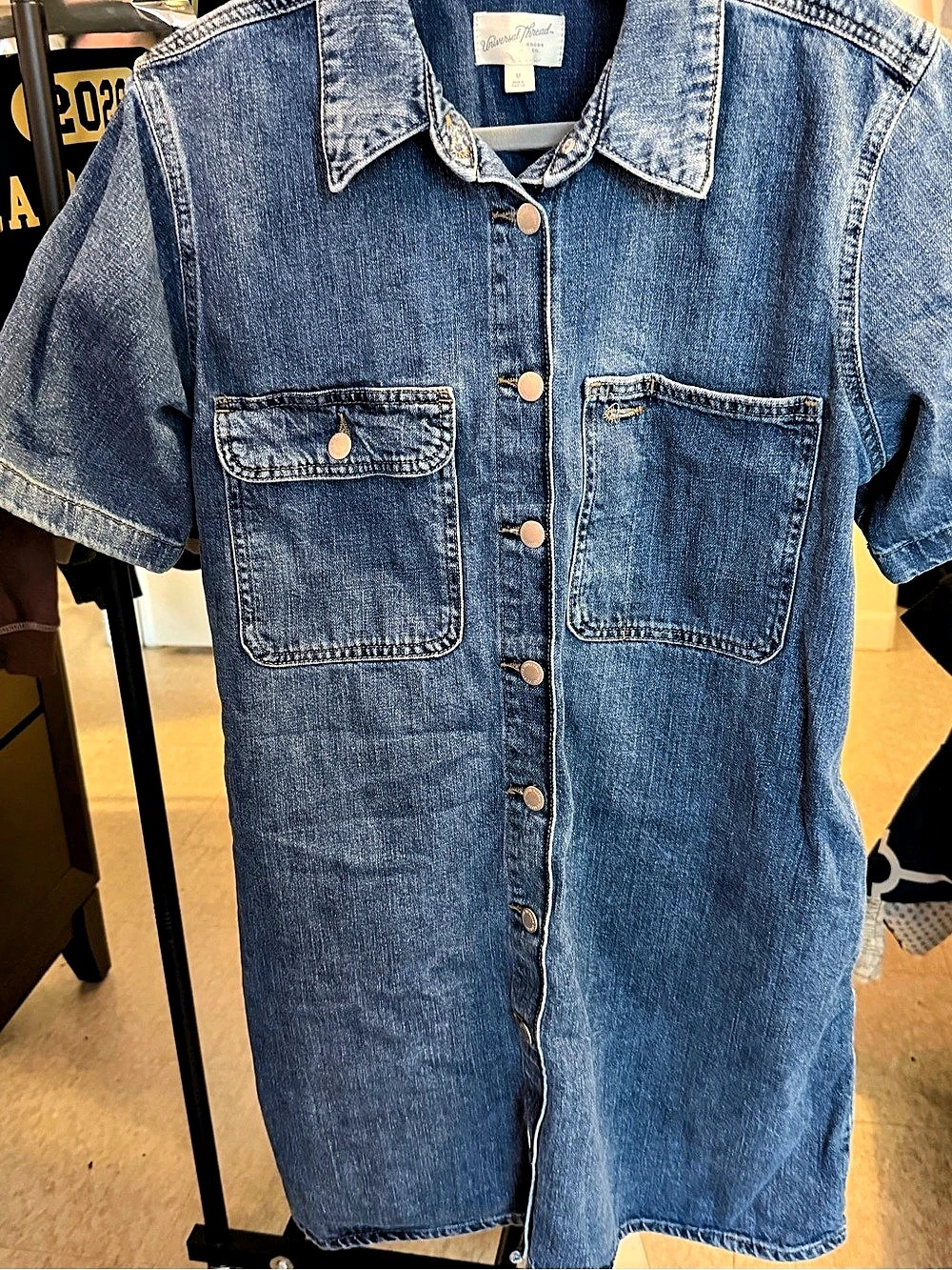 Universal Thread Denim Utility Shirt Size Small Like New